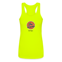 Droids Retro Logo Women’s Performance Racerback Tank Top - neon yellow