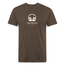 Droids Headphones Fitted Cotton/Poly T-Shirt by Next Level - heather espresso