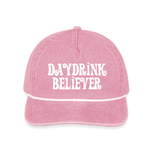 Daydrink Believer Vintage Washed Rope Cap - washed pink