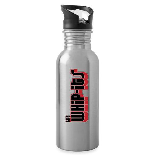 Whipits Logo Water Bottle - silver