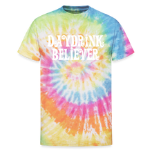 Daydrink Believer Unisex Tie Dye T-Shirt - rainbow