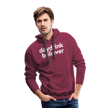 Daydrink Believer Hoodies - burgundy