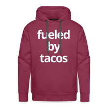 Fueled By Tacos Hoodie - burgundy