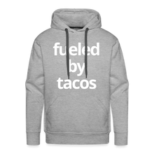 Fueled By Tacos Hoodie - heather grey